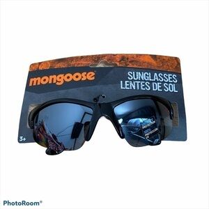 Mongoose Men’s Black Sunglasses NWT 100% UV